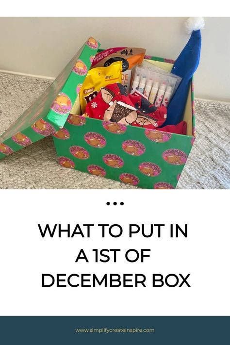 These 1st of December box ideas are an exciting way to start the month of December with your family. Holiday traditions always help make the festive season feel extra special, especially for kids and this First Of December Box Ideas, Christmas Shoe Box Ideas, December Box For Kids, December Box Ideas, 1st December Boxes, December First Box Ideas, Advent Box Ideas, December 1st Box Ideas, Christmas Box Ideas For Kids