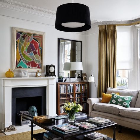 Take a tour of this redesigned Victorian terrace in South London Small Living Room Storage, Victorian Living Room, Small Apartment Living Room, Victorian Terrace, Small Apartment Living, Room Carpet, Living Room Storage, Living Room Colors, Apartment Living Room