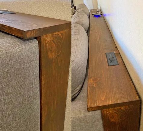 Couch Tables, Table Behind Couch, Behind The Couch, Behind Couch, Diy Sofa Table, Hemma Diy, Couch Table, Diy Sofa, Hus Inspiration