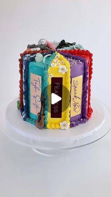 Taylor Swift Birthday Cake Eras Tour, Eras Tour Birthday Cake, Taylor Swift Eras Tour Cake, Taylor Swift Album Cake, Taylor Swift Eras Cake, Taylor Swift Cakes Birthday, Taylor Swift Themed Cake, Eras Tour Cake, Taylor Swift Cakes