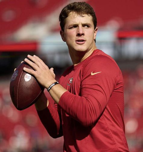 UPDATE - The 49ers Will SIT Brock Purdy vs The Rams In Week 18. What are your thoughts? Purdy 49ers, Mr Irrelevant, 49ers Quarterback, Brock Purdy, 49ers Players, Nfl Football 49ers, Nfl 49ers, Cute Football Players, 49ers Football