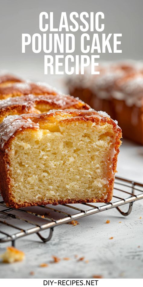 Enjoy a classic pound cake recipe that’s sure to impress. Perfectly moist and simple to make. Pound Cake Loaf Pan, Small Pound Cake Recipe, Moist Pound Cake Recipes From Scratch, Vanilla Pound Cake Recipes Moist, Loaf Pound Cake Recipes, Almond Cake Recipe Easy, Easy Pound Cake Recipes, Pound Cake Recipes Moist, Perfect Pound Cake Recipe