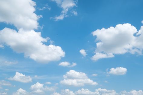 Photos Of Clouds Sky, Clouds In Blue Sky, Aesthetic Background Clouds, Blue Sky Background Landscape, Blue Sky Images, Blue Sky Aesthetic, Sky Png, Blue Skys, Hd Sky