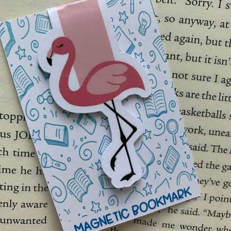 Flamingo Bookmark, Disney Bookmarks, Bird Bookmark, Bookmark Svg, Journal Cute, Gift Journal, Cute Bookmark, Reading Accessories, Creative Bookmarks