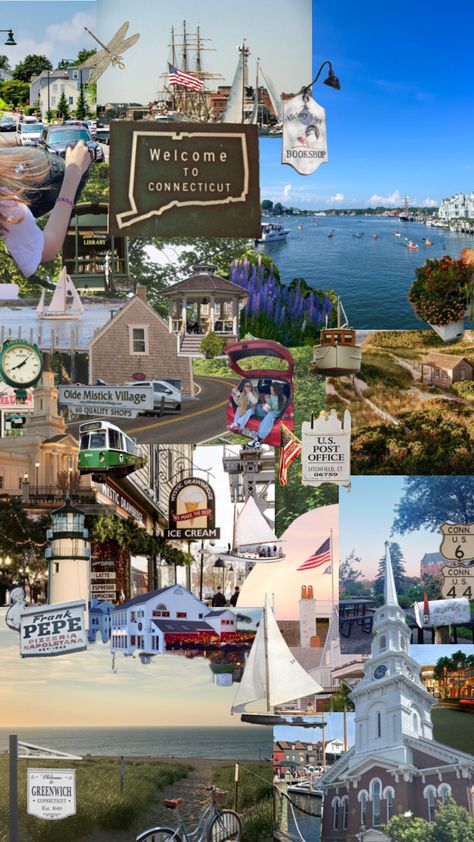 east leg - connecticut ⛴️ Connecticut Aesthetic, Us Travel, East Coast, Connecticut, New World, This Is Us, United States, Wonder, Travel