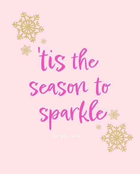 December ✨ Tis the season to sparkle and shine in a pink Christmas glow! 🎄💖 Embracing festive vibes and spreading joy one twinkle at a… | Instagram Pink Christmas Quotes, Pink December, Ipad Aesthetics, Holiday Sayings, Christmas Widgets, A Pink Christmas, Christmas Sparkle, Positive Wallpapers, Pink Xmas