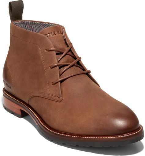 Cole Haan Berkshire Lug Chukka Boot (Men) | Nordstrom Chukka Boots Men Outfit, Italian Dress Shoes Men, Business Casual Boots, Business Shoe, Italian Dress Shoes, Brown Chukka Boots, Casual Leather Boots, Boots Men Outfit, Cole Haan Boots