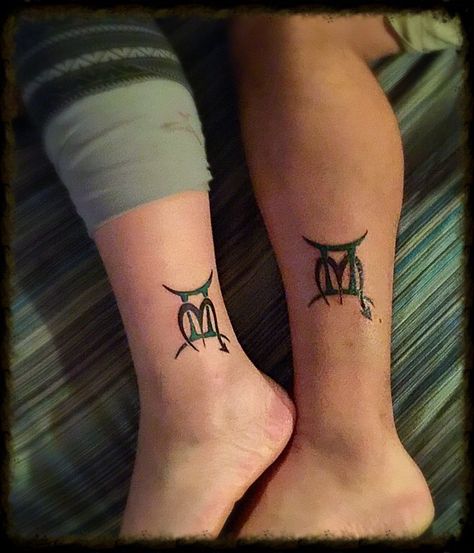 Scorpio Gemini Couples Tattoo Gemini Couple Tattoos, Scorpio Gemini Tattoo, Capricorn And Scorpio Tattoo Combined, Pisces And Gemini Relationship, Pisces And Gemini, Virgo And Gemini, Tattoos Together, Gemini Relationship, Gemini Tattoos