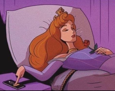 Aesthetic Barbie Pfp, Sleeping Beauty Meme, Sleepy Mood, Princess Meme, Sleep Meme, Princess Cartoon, Cartoon Memes, Disney Memes, Cartoon Profile Pics