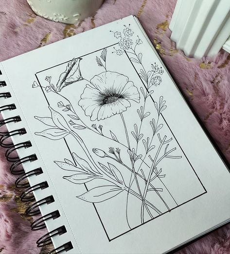 A journey through the art of lines. ✍️ Flower LineArt #sketchandsilhouettes . . . . . . #foryou #explore #explorepage #foryoupage #instagram #instagood #instadaily #art #doodle #doodling #beginner #sketch #sketching #blackandwhite #micropigmentation #fineliner #lineart #sketchbook #artwork #artistsoninstagram #followforfollowback #instalike #reels #reelsinstagram Micro Pen Art, Pen Art Simple, Lineart Flowers, Easy Sketching, Art Of Flowers, Motivation Movies, Flower Line Art, Sketching Art, Art Easy