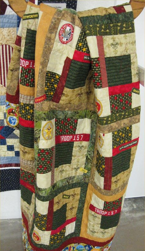 Eagle Scout Quilt, Eagle Scout Gifts, Boy Scouts Eagle, Eagle Quilt, Eagle Scout Ceremony, Lisa Allen, Boy Scout Patches, Eagle Project, Eagle Scouts