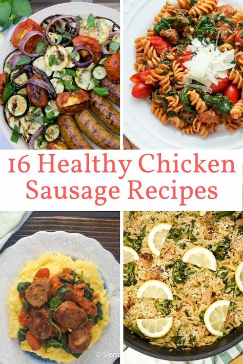 Dinners To Make With Chicken, Chicken Andouille Sausage Recipe, Chicken Sausage Recipes Healthy, Healthy Sausage Recipes, Andouille Sausage Recipes, Chicken Sausage Recipes, Chicken Sausage Pasta, Recipes For Chicken, Sausage Recipes For Dinner