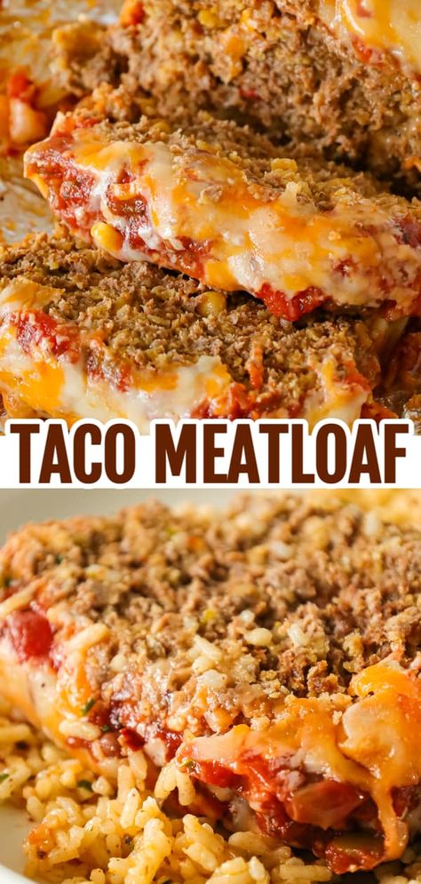 Taco Meatloaf, Ground Beef Meatloaf, Beef Meatloaf Recipes, Beef Meatloaf, Good Meatloaf Recipe, Ground Meat Recipes, Best Meatloaf, Beef Casserole Recipes, Ground Beef Recipes Easy