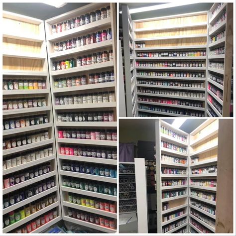 Mica Powder Storage Ideas, Glitter Storage Ideas Shelves, Glitter Organization Storage, Cheap Craft Room Storage Ideas, Glitter Storage Ideas, Glitter Storage, Paint Holder, Craftroom Ideas, Dream Workshop