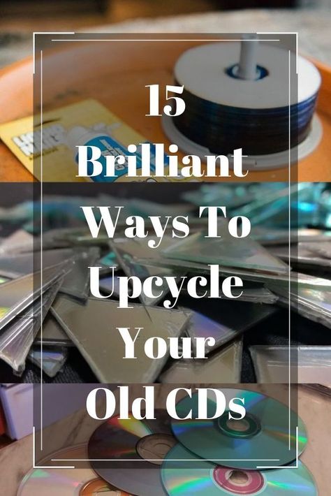 Upcycle Cds, Cds Diy, Dvd Craft, Crafts With Cds, Cd Crafts Diy, Old Cd Crafts, Cd Project, Cd Idea, Recycled Cds