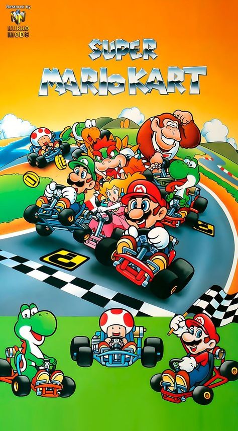 Racing Video, Nintendo Mario Kart, Super Mario Kart, Shaving Hair, Bedding Linen, Go Kart Racing, Mario Games, Mario Nintendo, Nintendo Characters