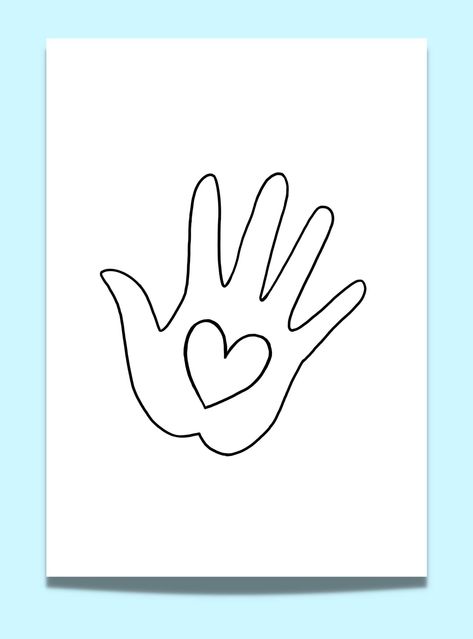 Hand Print Template Free Printable, Hand Template Free Printable, Handprint Drawing, Tree Printable Free, Starfish Template, Spooky Printables, Handprint Template, Hand Outline, Pen Projects