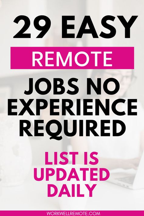 If you are trying to find remote jobs, remote jobs for stay at home moms, stay at home mom jobs extra money, remote jobs no experience ideas, best remote jobs, online typing jobs, work from home jobs for moms, easy online jobs, and remote jobs no experience so you can work from anywhere never have to see an office again. You can earn a decent amount of extra cash working from home in your free time. Find the best 29 legitimate work from home jobs for moms and women Legit Work From Home Jobs Data Entry, Best Part Time Remote Jobs, Stay At Home Jobs For Moms, Stay At Home Mom Jobs Extra Money, Remote Part Time Jobs, Online Jobs From Home No Experience, Remote Jobs For Stay At Home Moms, Legit Work From Home Jobs No Experience, Work From Home Jobs Legitimate