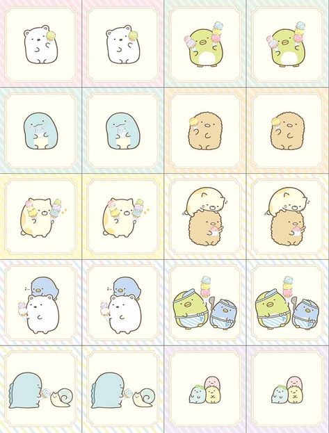 Free Scrapbook Paper, Printable Sticker Sheets, Swans Art, Alien Tattoo, Pen Pal Letters, Sumikko Gurashi, Printable Scrapbook Paper, Cartoon Stickers, Kawaii Stickers