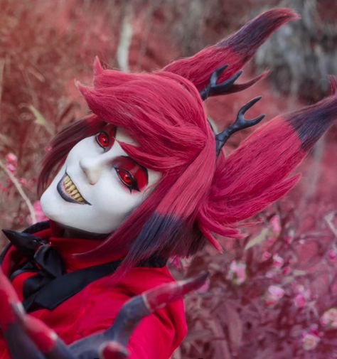 Alastor Makeup, Alastor Hazbin Hotel Cosplay, Alastor Ears, Hazbin Cosplay, Alastor Cosplay, Male Body Shapes, Hazbin Hotel Cosplay, Making Cosplay, Simpsons Art