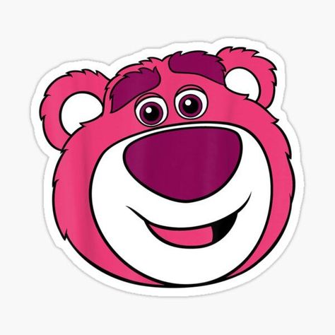 Lotso Bear, Bear Icon, Bottle Cap Jewelry, Design Kaos, Pink Bear, Iphone Lockscreen Wallpaper, Toy Story 3, Bookmarks Kids, Disney Sticker