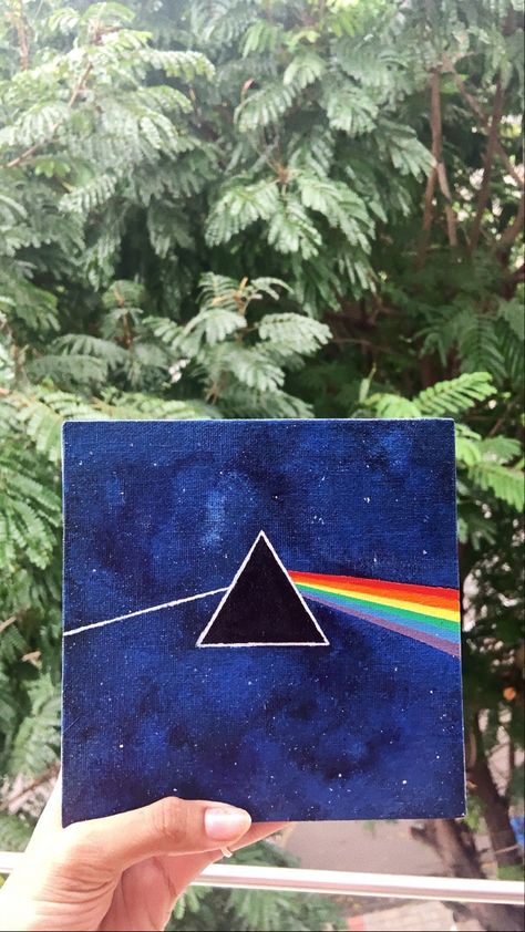 Pink Floyd Inspired Art, Pink Floyd Acrylic Painting, Pink Floyd Art Drawings, Pink Floyd Drawing Ideas, Pink Floyd Drawing, Pink Floyd Painting, Band Paintings, Pink Floyd Art, Surealism Art