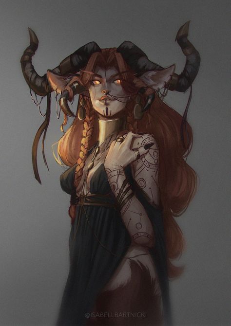 Perfect Human Art, Blonde Faerie Art, Minotaur Woman Art, Goth Druid Dnd, Fairy Goddess Art, Cool Dnd Characters, Character Design With Tattoos, Sci Fi Male Character Design, D&d Character Concepts