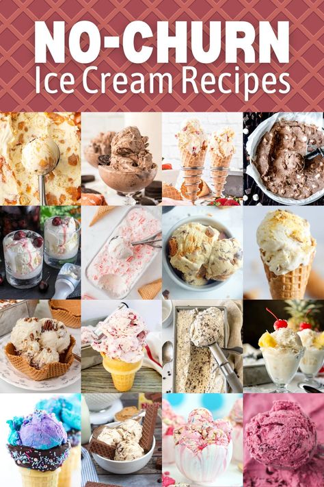 Whip up creamy delights with no churn ice cream recipes! These are perfect for sweet tooths seeking easy, homemade frozen treats. Homemade Ice Cream No Churn, Ice Cream Recipes For Ice Cream Maker, Home Made Ice Cream Recipes, Easy Homemade Ice Cream Recipes, Churn Ice Cream Recipes, No Churn Ice Cream Recipes, Cream Deserts, Homemade Ice Cream Recipes Machine, Homemade Chocolate Ice Cream