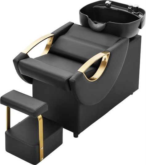 PRICES MAY VARY. Second Generation sShampoo Bed: ABS Shampoo Bowl,Solid wood frame,High-elastic sponge ,Enhanced PVC leather,UPC standard sprinklers Good Choice For Barbershop: The 35.8'' height is perfect for most hair stylists. The salon shampoo bowl and chair features a chrome nozzle with different spray settings for uniform water outlet, making it a practical choice for busy salons. Easy-to-clean surface enhances efficiency Stable & Sturdy:Double-reinforced saddle sticking avoids ripping and Salon Hair Color Storage, Salon Backwash, Salon Shampoo Bowl, Hair Wash Station, Bridal Shop Ideas, Shampoo Bowls Salon, Salon Suite Decor, Bowl Chair, Dream Salon