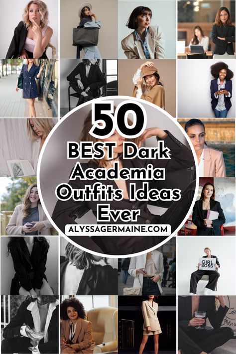 Dark Academia Brunch Outfit, Dark Academia Leggings Outfit, Dark Academia Capsule Wardrobe Summer, Academia Outfits Spring, Dark Academia Outfit Women Black, Mid Size Dark Academia Fashion, Academia Outfits Skirt, Summer Dark Academia Outfit Plus Size, Dark Academia Christmas Outfit