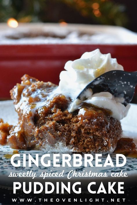 Gingerbread Cake with a warm ginger sauce base, unlike any winter cake you've ever had. Perfectly spiced with ginger, cinnamon, nutmeg and cloves. #gingerbread #Christmasrecipes #cakerecipe Ginger Snap Cake Recipe, Gingerbread Carrot Cake, Gingerbread Cake Frosting, Ginger Cake Christmas, Gingerbread Cake With Cinnamon Molasses Frosting, Gingerbread With Caramel Sauce, Gingerbread Cake Cookies, Slow Cooker Ginger Cake, Gingerbread Snack Cake