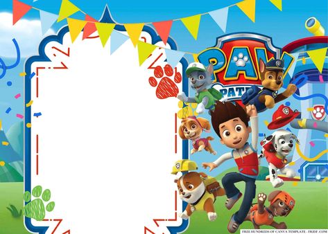 FREE Editable Paw Patrol Birthday Invitations Check more at https://www.fridf.com/free-editable-paw-patrol-birthday-invitations-3/ Paw Patrol Editable Invitations Free, Paw Patrol Birthday Invitations, Paw Patrol Birthday, Paw Patrol, Editable Invitations, Birthday Invitations, Birthday Parties, Birthday Party, Birthday