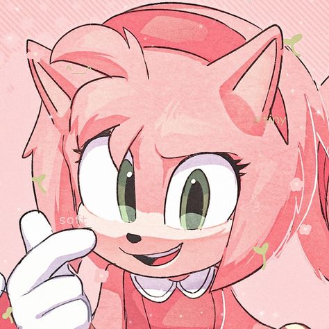 Sonic Movie, Amy Rose, Rose Icon, Sonic, Green, Pink