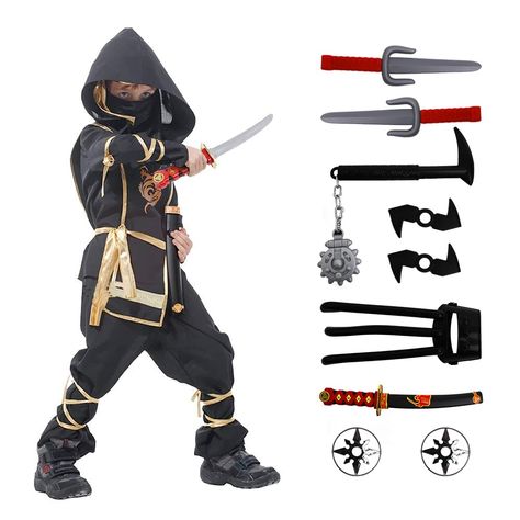 Christmas Party Activity, Ninjago Costume, Ninja Theme Party, Ninja Halloween, Dragon Ninja, Ninja Suit, Ninja Outfit, Boy Halloween Costumes, Halloween Boys