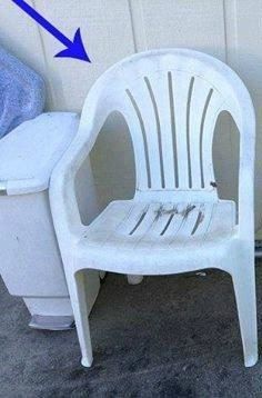 You might want to rethink your backyard chairs whe…Edit description Outdoor Shower Fixtures, Backyard Chairs, Backyard Play Spaces, Easy Backyard Diy, Diy Furniture Makeover Ideas, Backyard Playhouse, Pool Chairs, Easy Backyard, Chair Makeover