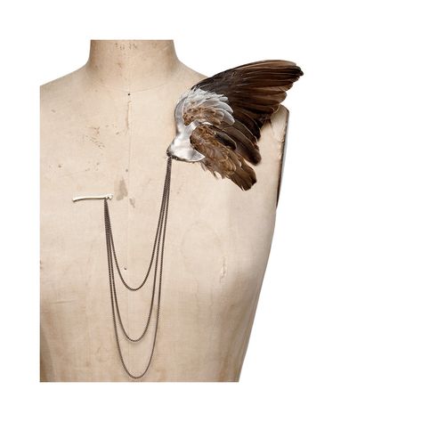 Bird Wings Costume, Taxidermy Jewelry, Taxidermy Art, Bird Wings, Bone Jewelry, Wings Costume, Contemporary Jewellery, Contemporary Jewelry, Taxidermy