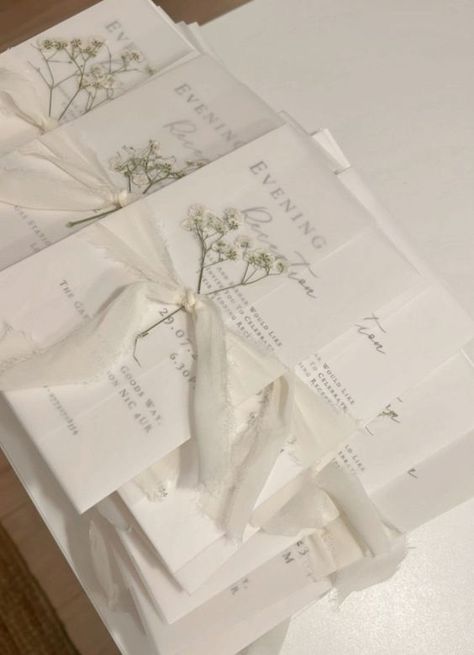 Vellum Wrapped Wedding Invitations With Dried Flowers - Etsy UK.#WeddingInvitations #WeddingStationery #Invitation #WeddingPlanning #CustomInvitations Vellum Cover Wedding Invitations, Vellum Wrapped Invitations, Invitation Vellum Wrap, White Wedding Envelopes, Vellum Cards Wedding, Wedding Invitations Wrapped, Off White Wedding Invitations, Wedding Invitation With Dried Flowers, Acrylic Wedding Invitation Elegant