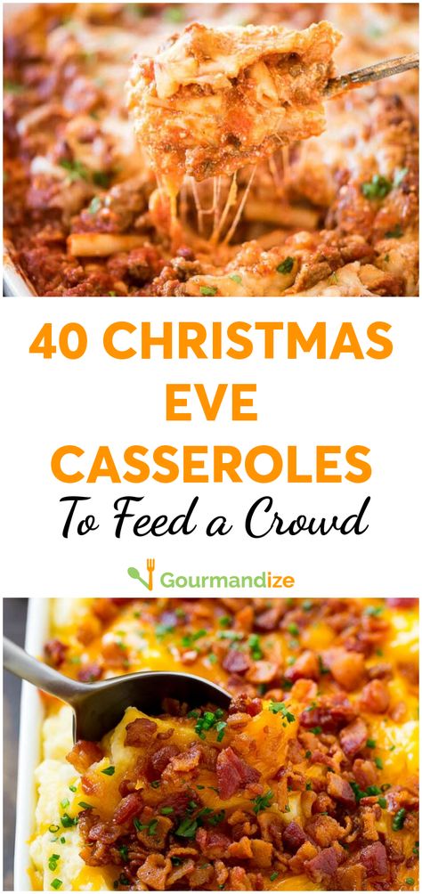 Crowd Pleasing Casseroles Main Dishes, Holiday Dinner For A Crowd, Easy Holiday Meals For A Crowd, Winter Food For A Crowd, Christmas Eve Casserole Recipes, Christmas Eve Meals For A Crowd, Meat Entrees For A Crowd, Pot Luck Dishes For A Crowd Christmas, Dinner Casseroles For A Crowd