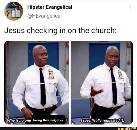 Tap to see the meme Bible Jokes, Church Memes, Jesus Memes, Wanda Vision, Bible Humor, Christian Jokes, Jesus Is Life, Christian Humor, Marvel Stuff