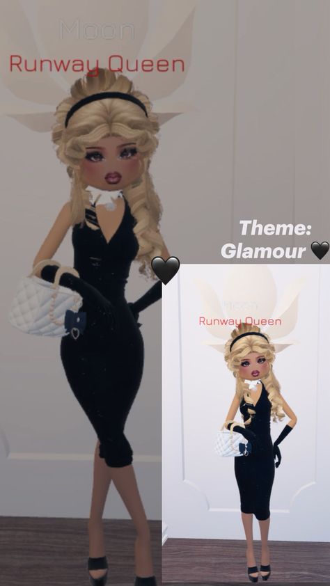 Theme: Glamour 🖤 Formal Dress To Impress Game, Glamour Dress To Impress Roblox Game, Graduation Dress To Impress Roblox Game, Glamour Aesthetic Outfit, Dress To Impress Outfits Roblox Game Theme Glamour, Dti Theme Glamour, Dti Roblox Glamour, Award Show Outfits Dress To Impress, Dress To Impress Theme Glamour