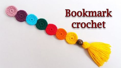 crochet book marker tutorial | bookmark crochet for beginners Crochet Paper Clips Free Pattern, Crochet Bookmark Tutorial, Free Smiley Faces, Marker Tutorial, Crochet Bookmarks Free Patterns, Easy Crochet Bookmarks, Bookmarks Ideas, Bookmark Tutorial, Art Macramé