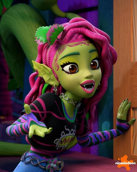 Monster High G3, Venus Mcflytrap, Nickelodeon, Monster High, Green