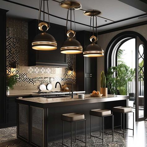 18+ Chic Modern Traditional Kitchen Interiors for a Stylish Home • 333+ Images • [ArtFacade] Chinese Kitchen Design, Indochine Kitchen, Traditional Kitchen Interior, Modern Traditional Kitchen, Indochine Interior, Indochine Style, Traditional Kitchen Design, Kitchen Interiors, Lifestyle Ideas