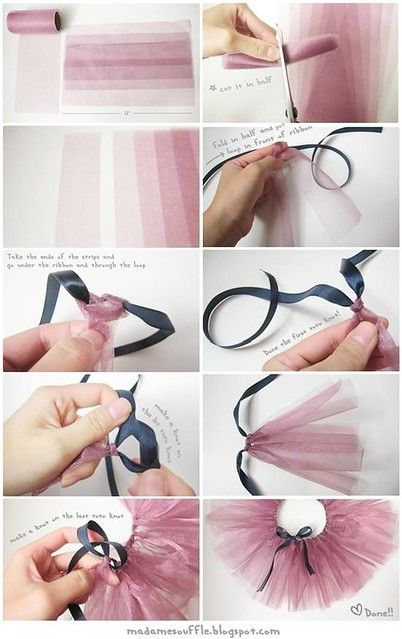 Baby Tutu Tutorial, Tutu Diy, Simpul Pita, Tutu Tutorial, Baby Tutu Dresses, How To Make Tutu, Buat Pita, Diy Tutu, Diy Bebe