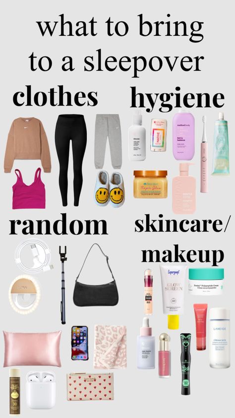 Checkout reagankgardiner's Shuffle #sleepover #packinglist #friends #preppy #skincare #clothesinspo #fashion Sleepover Packing List, Friends Preppy, Trip Essentials Packing Lists, Teen Sleepover Ideas, Sleepover Essentials, Fun Sleepover Games, Sleepover Tips, School Backpack Essentials, Teen Sleepover