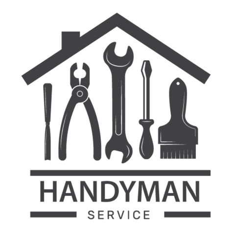 Handyman Logo, Handyman Services, Service Logo, Books Free Download Pdf, Small Business Ideas, Png Images, Logo Design, Home Improvement, Clip Art