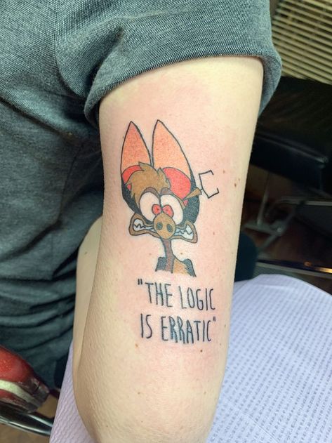 Ferngully Hexxus Tattoo, Tattoo Ideas Tv Shows, Old Movie Tattoo, Childhood Movie Tattoos, Good And Bad Tattoo Ideas, 90s Movie Tattoos, Batty Koda Tattoo, Funny Cartoon Tattoos, Movie Tattoos Small