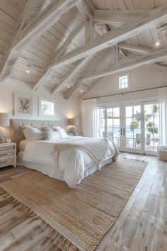 Home Bedroom Aesthetic, Dream Boho Bedroom, White Cozy Bedroom Ideas, House Interior Cozy Bedroom, Home White Aesthetic, Modern Farmhouse Interior Design Bedroom, House Inspiration Bedroom, Farmhouse Room Bedrooms, Athestic Room