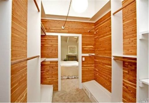 Cedar Closets 101 - Bob Vila Kingston House, Cedar Shiplap, Cedar Lined Closet, Linen Closet Makeover, Cedar Room, Closet Makeover Diy, Cedar Paneling, Closet Kits, Basement Inspiration