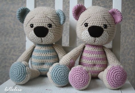 Tummy Teddy amigurumi pattern | lilleliis Amigurumi Baba, Amigurumi Minta, Crochet Teddy Bear, Crochet Bebe, Haken Baby, Crochet Teddy, Teddy Bear Pattern, Crochet Bear, Love Crochet